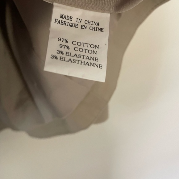 Theory Cropped Peter Pan Collar Button Down Jacket Blazer Beige Size Medium - Picture 4 of 6